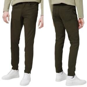 Lululemon Dark Olive Green ABC Pant Skinny Warpstreme Fabric - 30